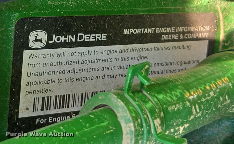 image for item YA1056 2022 John Deere 5055E MFWD tractor