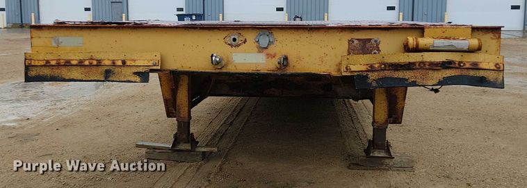 image for item DT6264 1979 HFTH drop deck equipment trailer