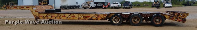 image for item DT6264 1979 HFTH drop deck equipment trailer