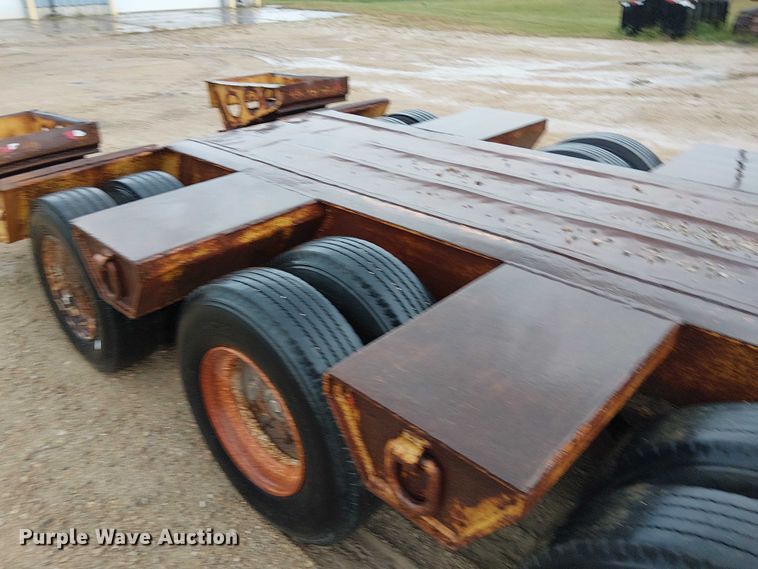 image for item DT6264 1979 HFTH drop deck equipment trailer