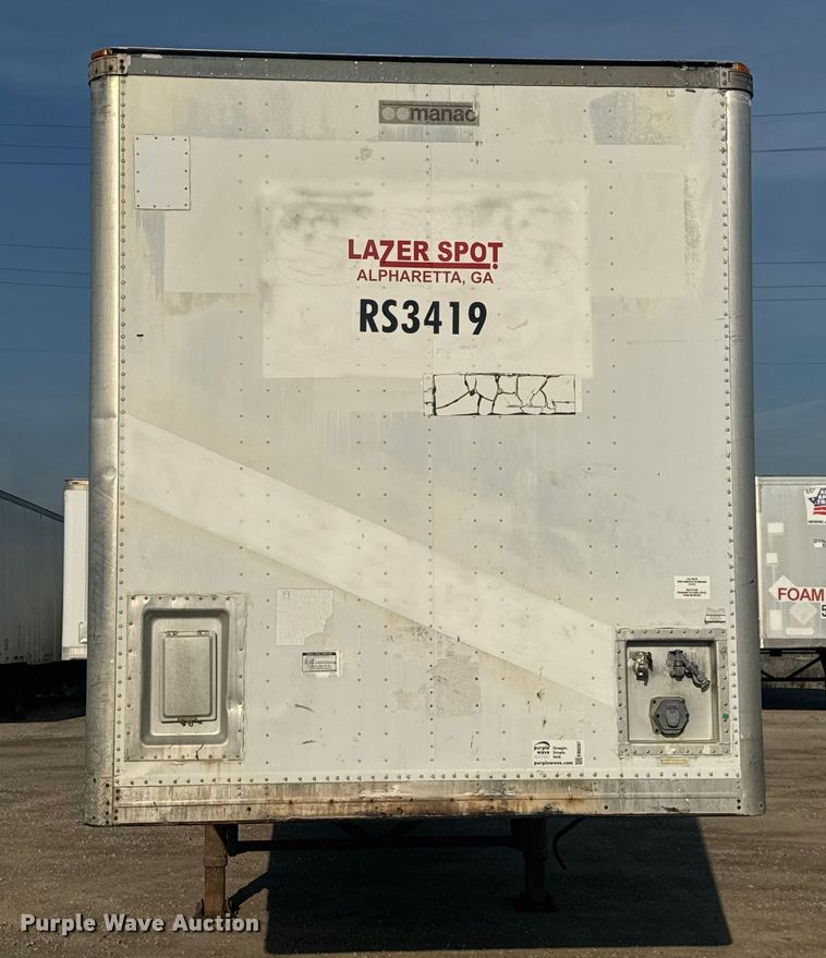 image for item EB8287 2002 Manac  dry van trailer