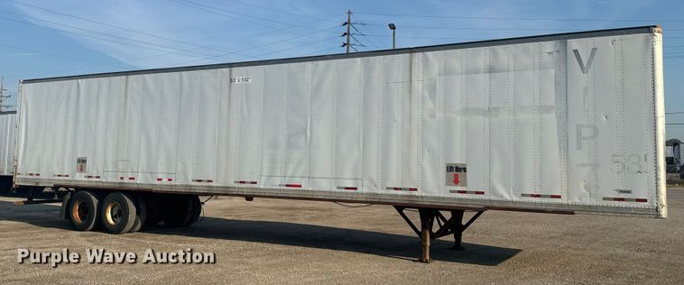 image for item EB8287 2002 Manac  dry van trailer