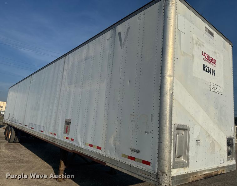 image for item EB8287 2002 Manac  dry van trailer
