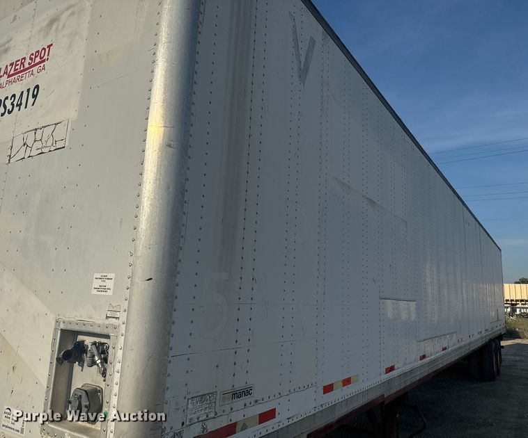 image for item EB8287 2002 Manac  dry van trailer