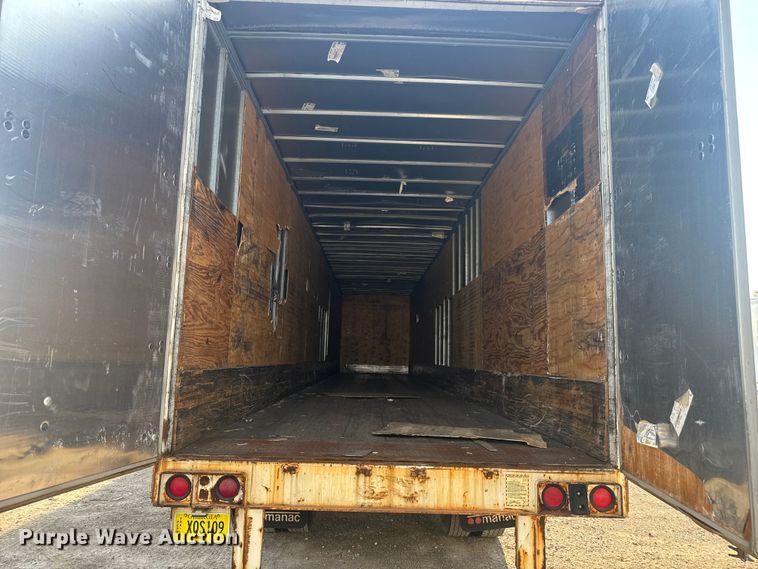image for item EB8287 2002 Manac  dry van trailer