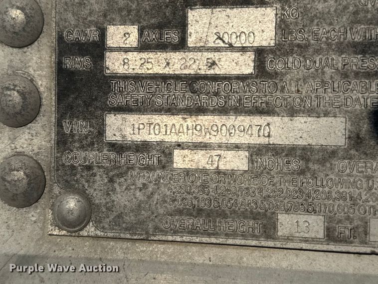 image for item EB8288 1998 Trailmobile dry van trailer