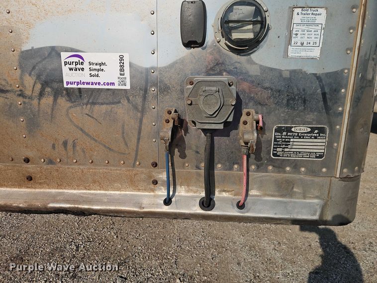 image for item EB8290 2012 Dorsey dry van trailer