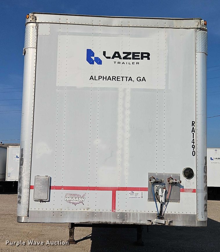 image for item EB8291 2002 Wabash dry van trailer