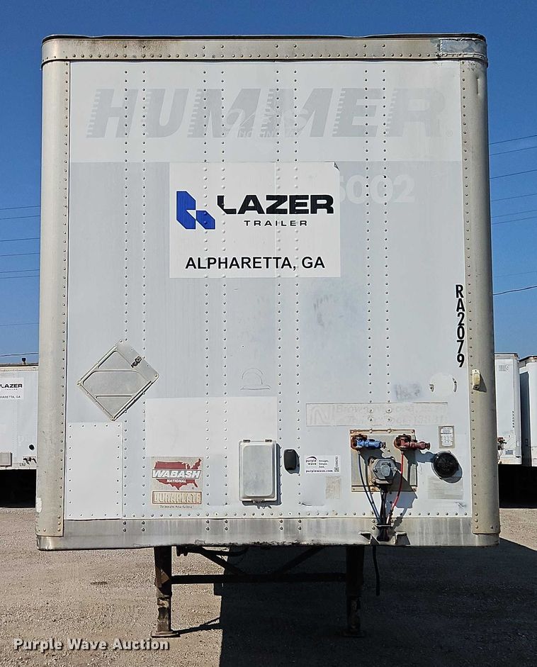 image for item EB8292 2003 Wabash dry van trailer