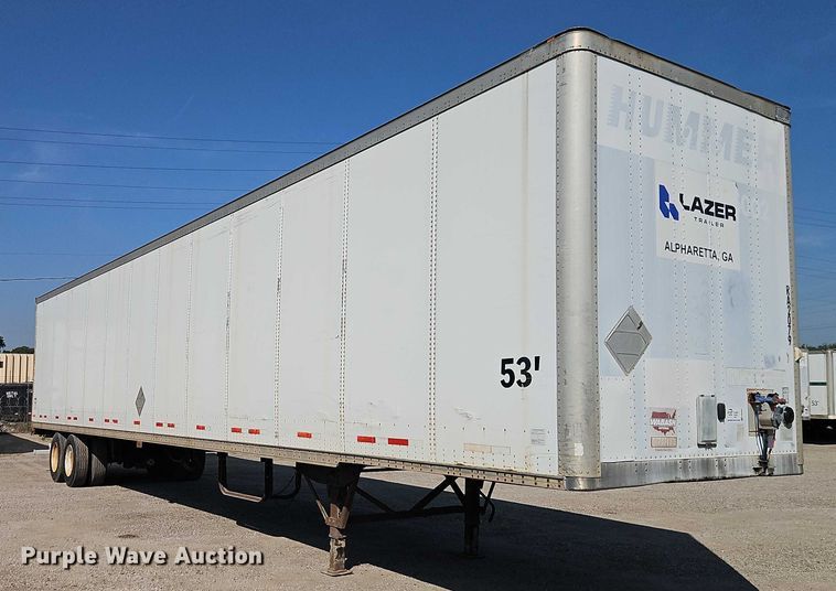 image for item EB8292 2003 Wabash dry van trailer