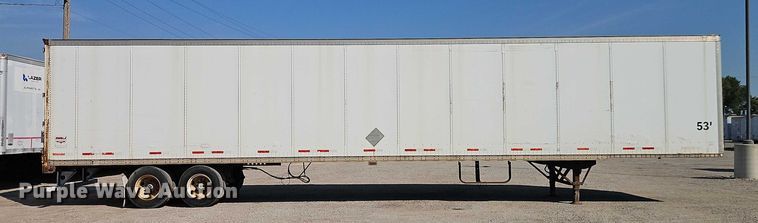 image for item EB8292 2003 Wabash dry van trailer
