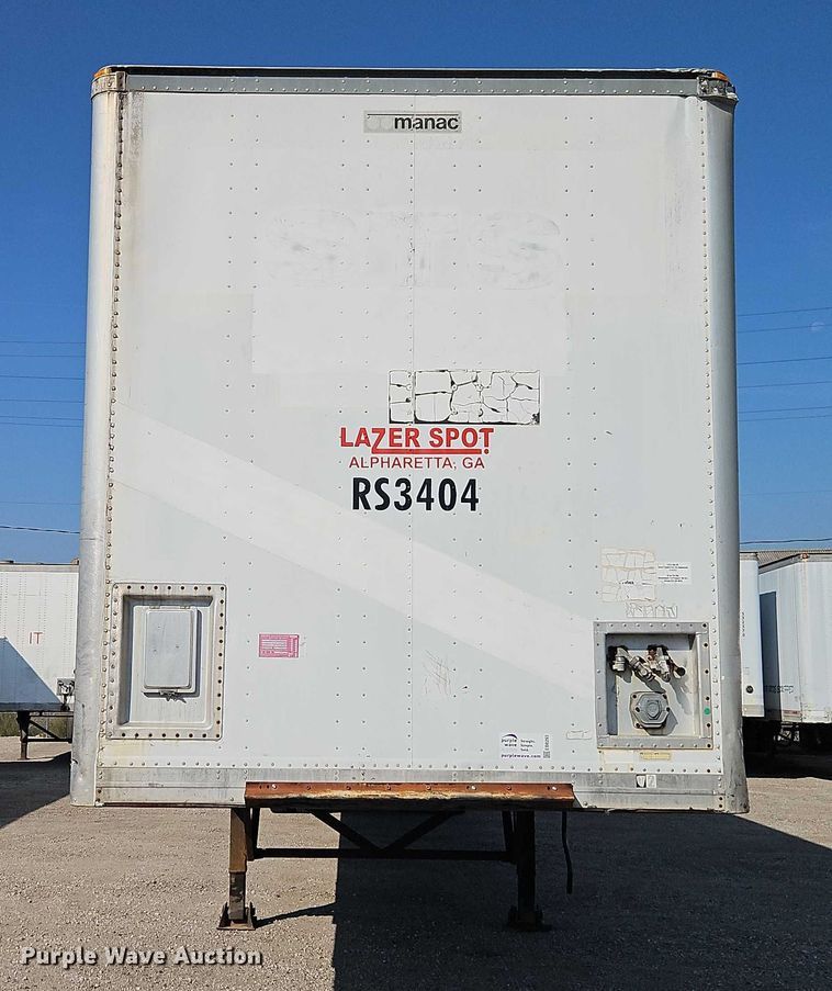 image for item EB8293 2002 Manac dry van trailer