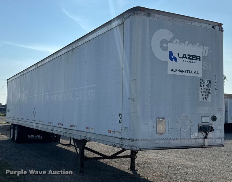 image for item EB8297 2000 Pines dry van trailer