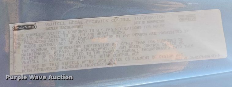 image for item EC1178 2014 Freightliner Cascadia semi truck