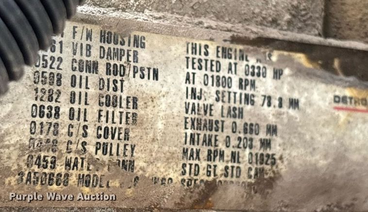 image for item ED2206 1996 International F-8200 truck cab and chassis