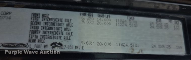 image for item EF3767 1998 Freightliner  FL112 hook lift truck