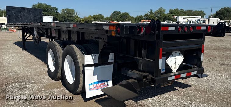 image for item EG6161 2016 Clark Trailers CFBT-2016 flatbed trailer
