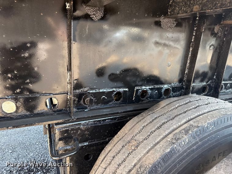 image for item EG6161 2016 Clark Trailers CFBT-2016 flatbed trailer