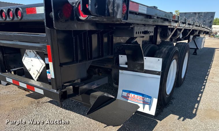 image for item EG6161 2016 Clark Trailers CFBT-2016 flatbed trailer