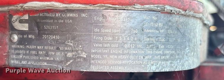 image for item EM0600 2013 Freightliner Business Class M2 106 semi truck