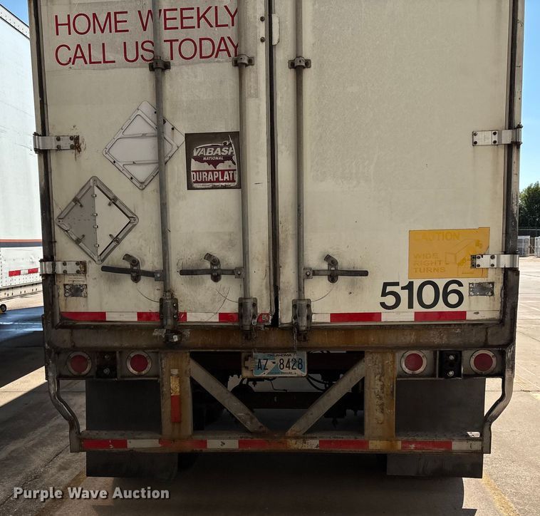 image for item EM0607 2005 Wabash dry van trailer