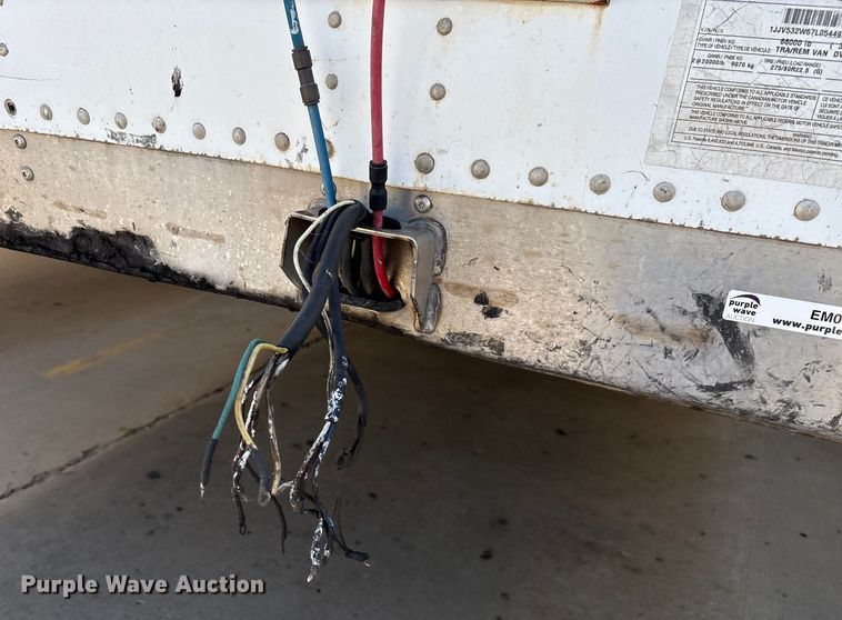 image for item EM0611 2007 Wabash DVCVHPC dry van trailer