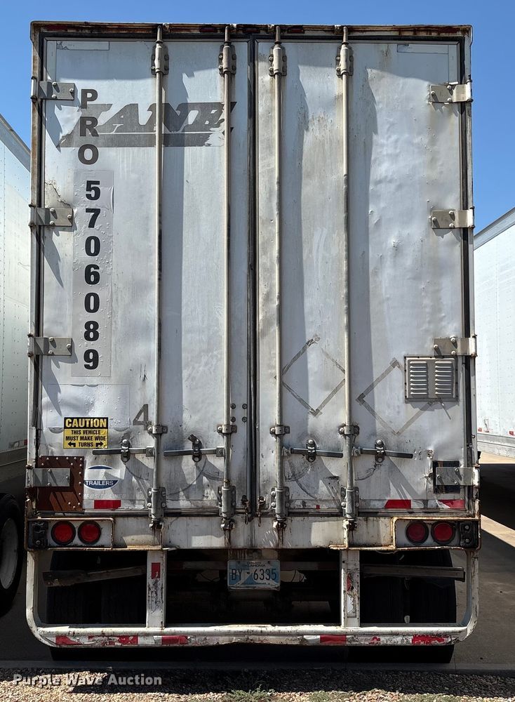 image for item EM0623 2006 Lufkin TFV-CL-110 dry van trailer