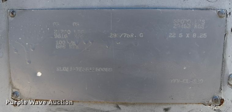 image for item EM0623 2006 Lufkin TFV-CL-110 dry van trailer