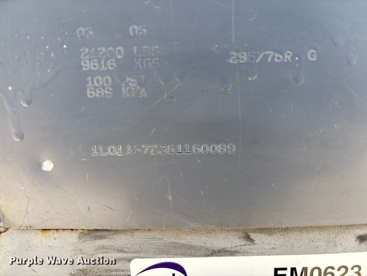 image for item EM0623 2006 Lufkin TFV-CL-110 dry van trailer