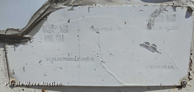 image for item EM0630 2006 Lufkin TFV-CL-110 dry van trailer