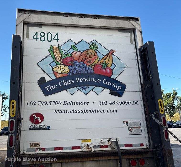 image for item ET8537 2013 Great Dane ETL-1114-12048 refrigerated van trailer