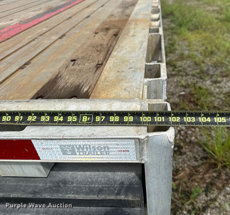 image for item EU2181 2016 Wilson CF-1080 flatbed trailer