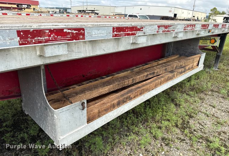 image for item EU2181 2016 Wilson CF-1080 flatbed trailer