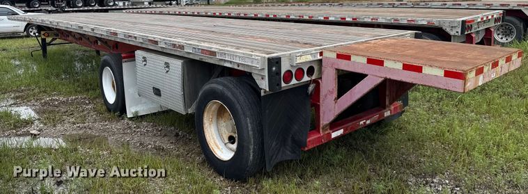 image for item EU2182 1998 Transcraft Eagle W2 flatbed trailer