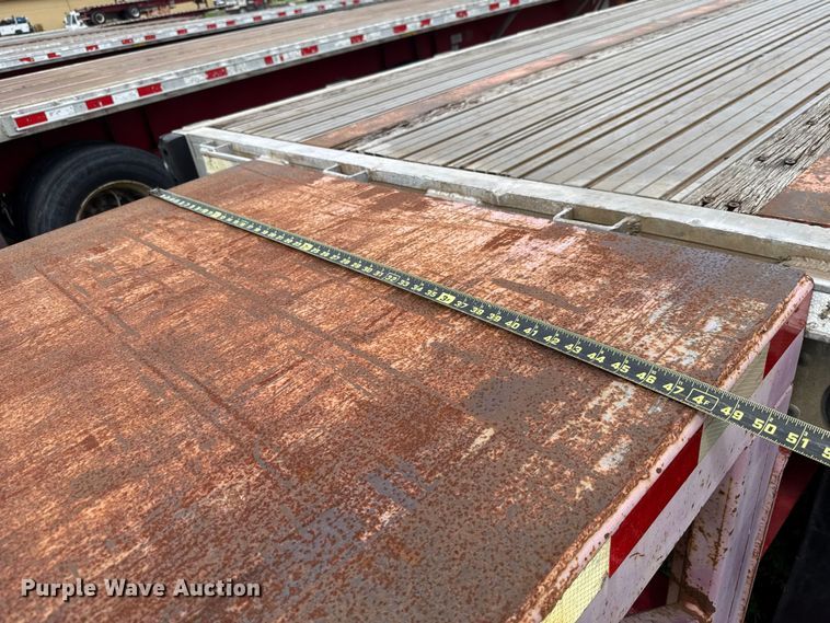 image for item EU2182 1998 Transcraft Eagle W2 flatbed trailer