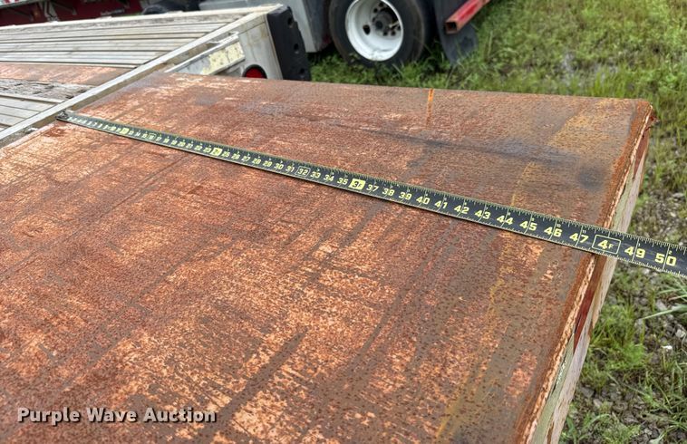 image for item EU2182 1998 Transcraft Eagle W2 flatbed trailer