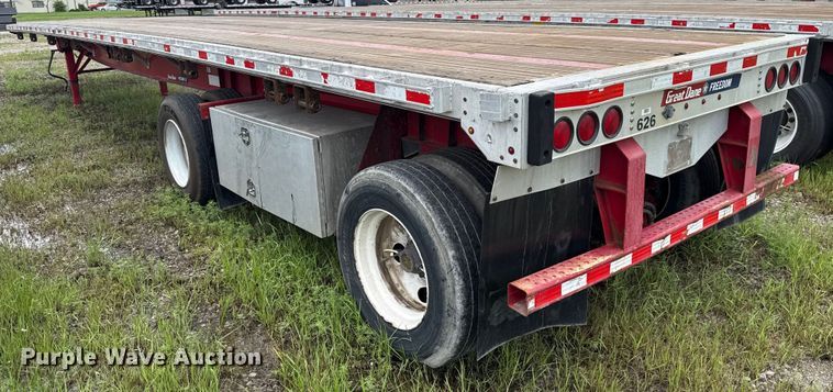 image for item EU2185 2014 Great Dane FLP-0024-00048 flatbed trailer