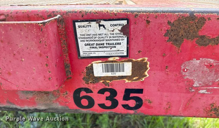 image for item EU2187 2014 Great Dane FLP-0024-00048 flatbed trailer