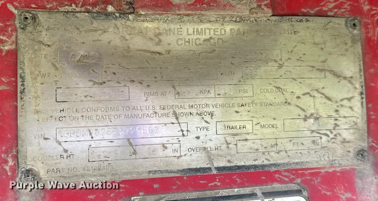 image for item EU2187 2014 Great Dane FLP-0024-00048 flatbed trailer