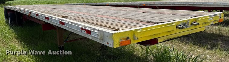 image for item EU2190 1998 Transcraft Eagle W2 flatbed trailer