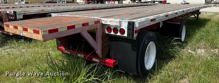 image for item EU2190 1998 Transcraft Eagle W2 flatbed trailer