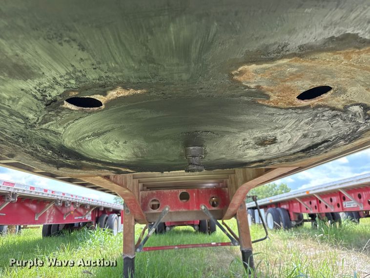 image for item EU2190 1998 Transcraft Eagle W2 flatbed trailer