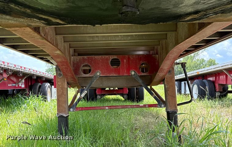 image for item EU2190 1998 Transcraft Eagle W2 flatbed trailer