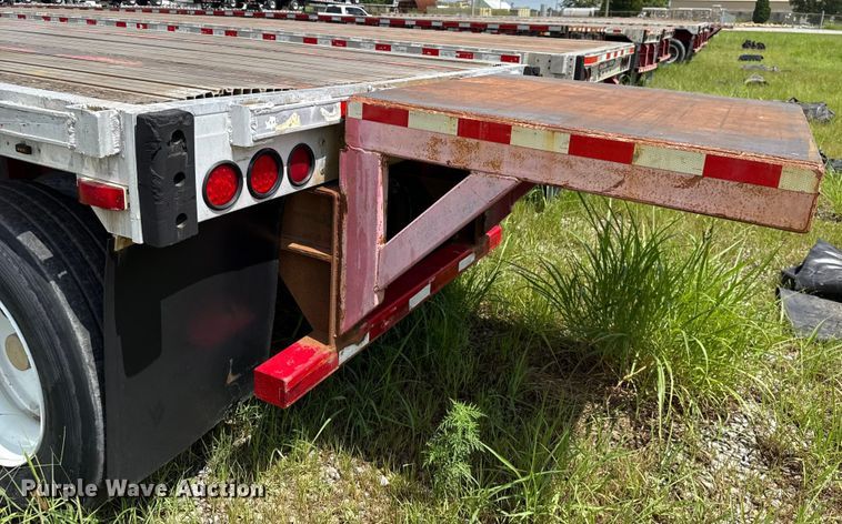 image for item EU2190 1998 Transcraft Eagle W2 flatbed trailer