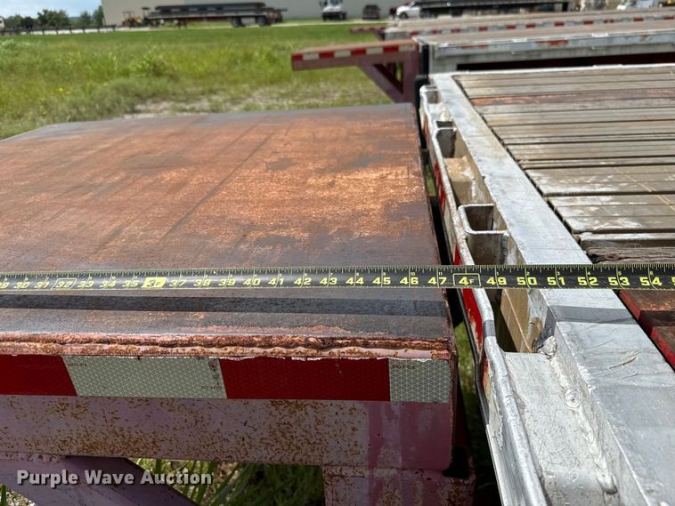 image for item EU2190 1998 Transcraft Eagle W2 flatbed trailer