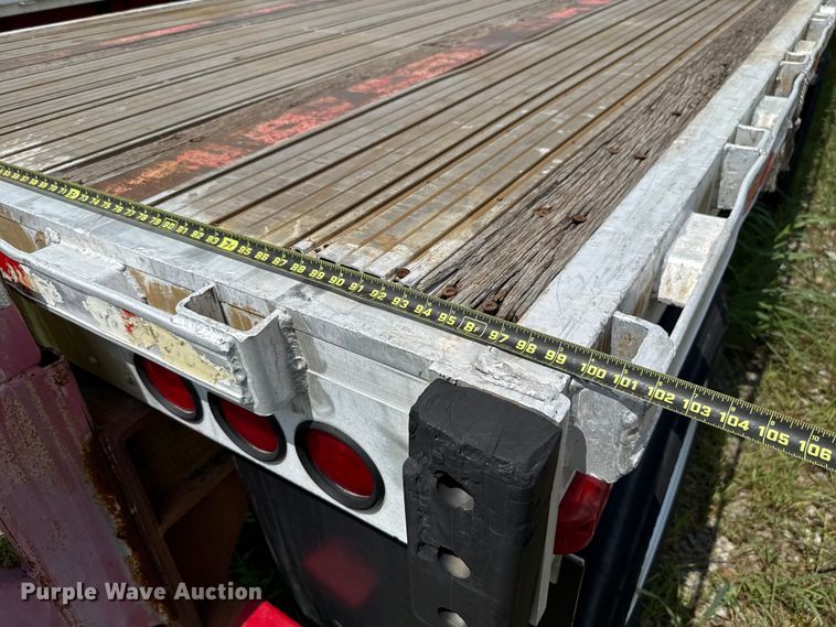 image for item EU2190 1998 Transcraft Eagle W2 flatbed trailer