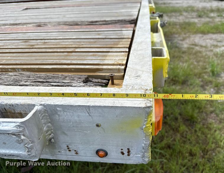 image for item EU2190 1998 Transcraft Eagle W2 flatbed trailer