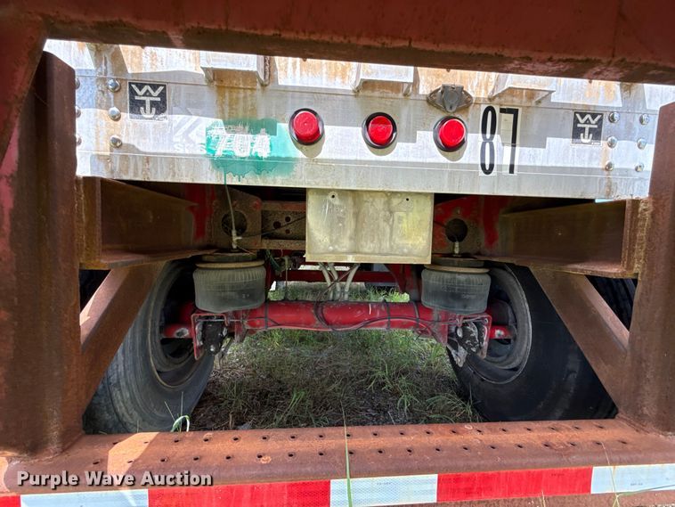 image for item EU2193 2006 Wilson Trailers CF-900 flatbed trailer