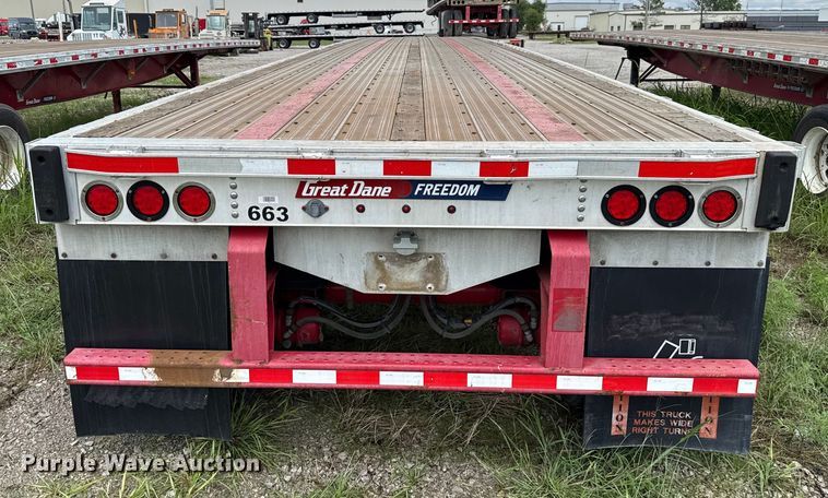 image for item EU2195 2014 Great Dane FLP-0024-00048 flatbed trailer