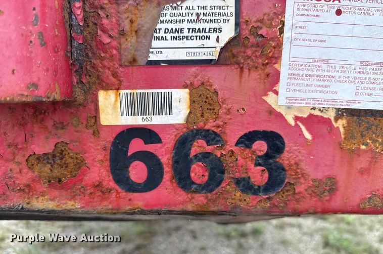 image for item EU2195 2014 Great Dane FLP-0024-00048 flatbed trailer